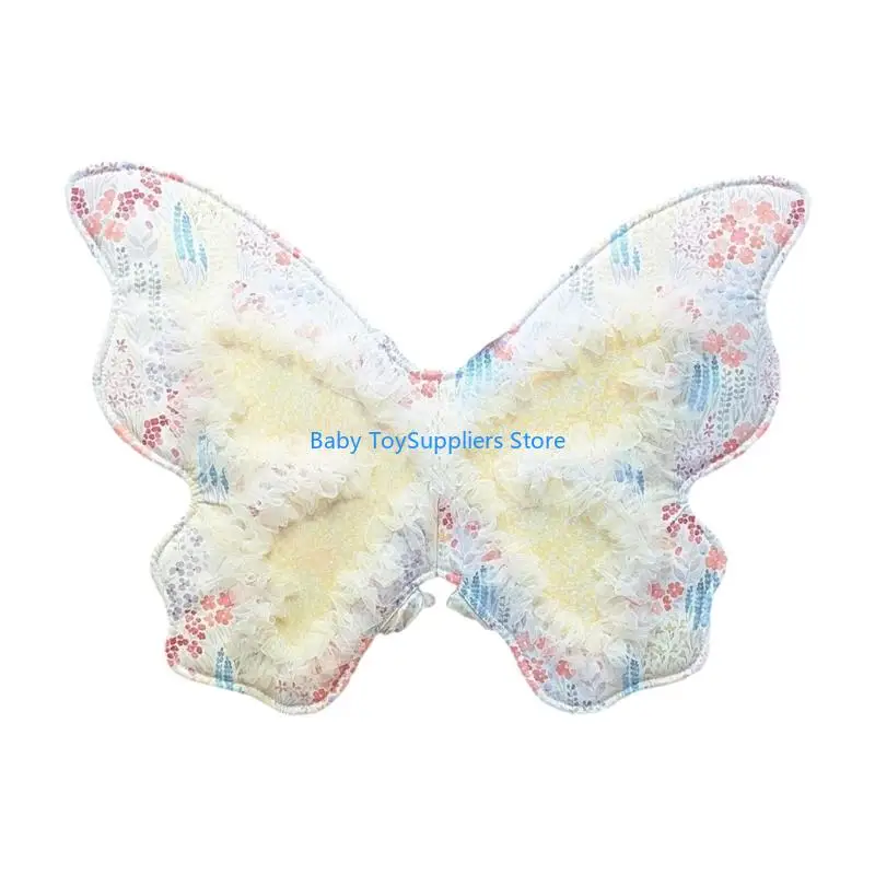 

R1WF Floral Butterfly Wing Kids Photography Props для наряда вечеринок и фотографий