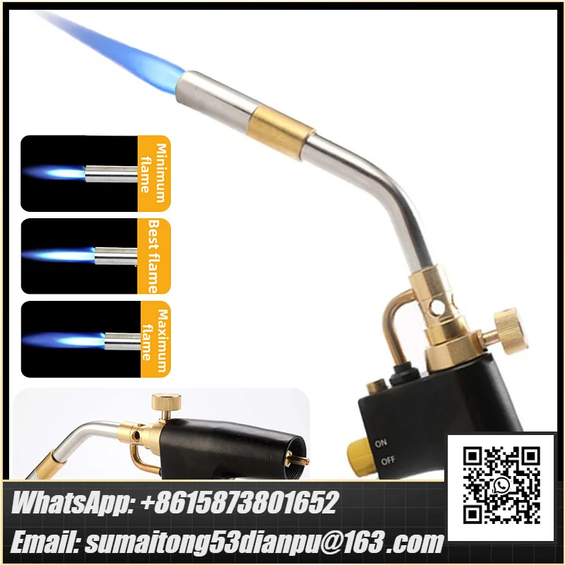 Propane Gas Welding Torches Blow Torch Welding Soldering Brazing Gas Plumbing Tool Barbecue Cooking DIY Gas Burner TS8000