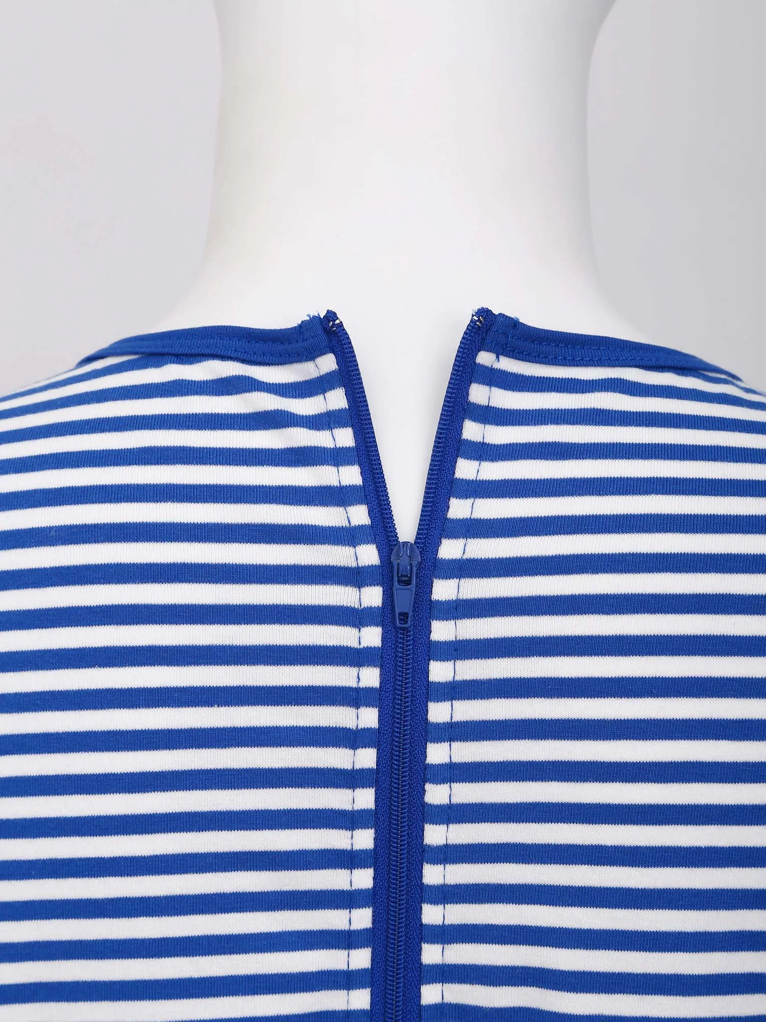 Adult Elderly Alzheimer Nursing Striped Jumpsuit Long Sleeves Zipper Anti-strip One-piece for Special Needs Caring Disabilities