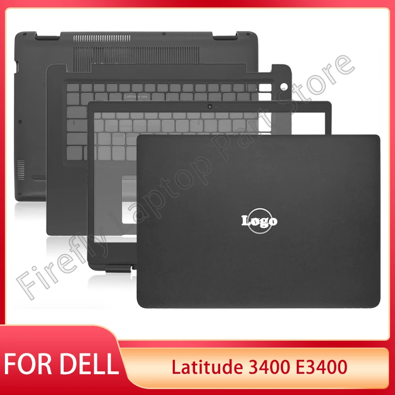 

New For Dell Latitude 3400 E3400 Laptop LCD Back Cover Front Bezel Palmrest Top Case Bottom Case Hinges 0H02YK 0F66TD 0NFPP9