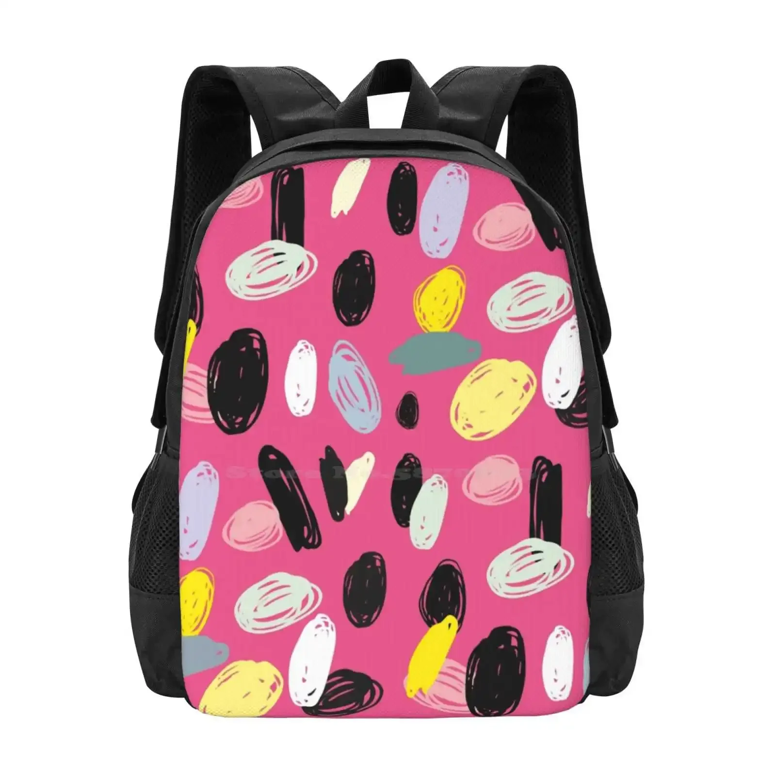 

Розовый морской берег, Лидер продаж, школьный рюкзак, модные сумки, каракули, эскизы, чернильная ручка, рисунок, каракули, морские ручки, цвета