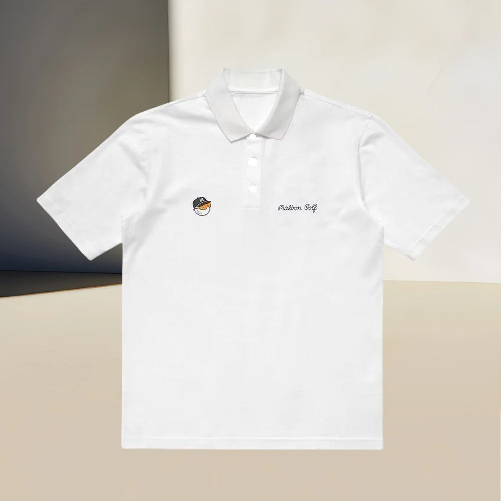 

Новые летние трендовые брендовые хлопковые рубашки-поло с короткими рукавами и принтом для гольфа для мужчин и женщин