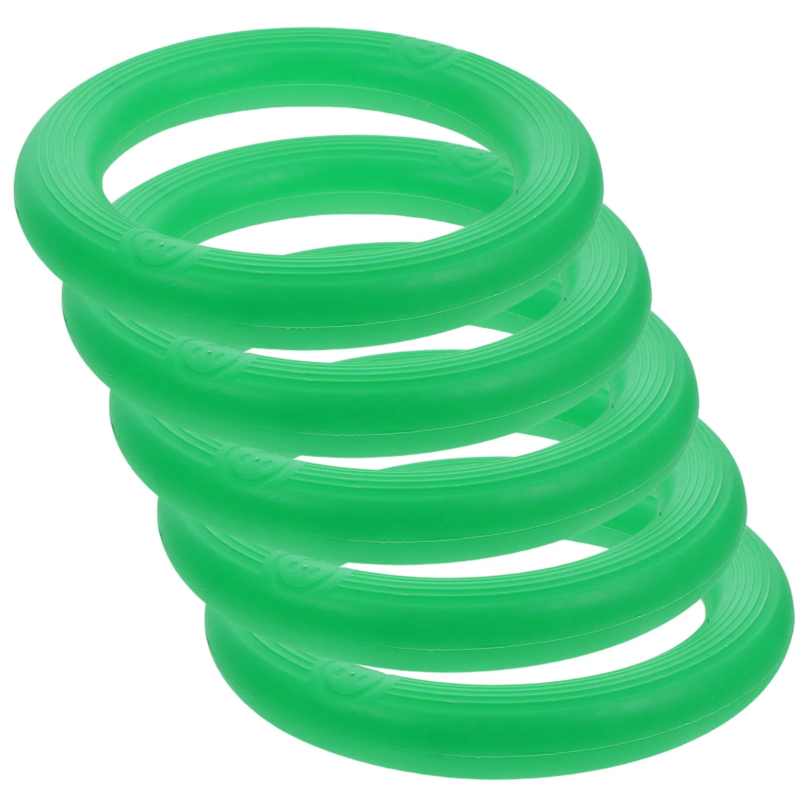 5Pcs Fruits Display Ring Round Watermelon Stand Anti-Roll Holder for Picnics Camping Family Gatherings Plastic Fruit Fixing Base