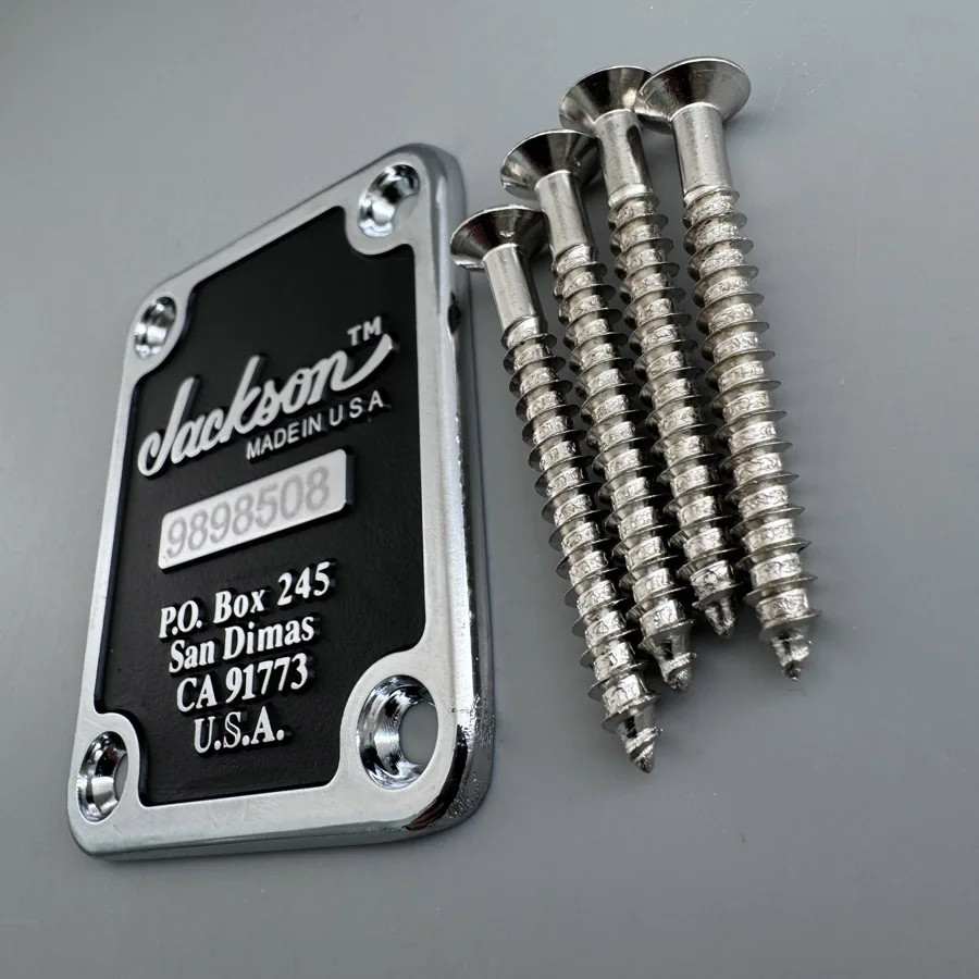 Jackson Electric Guitar Neck Plate Random Serial Number - view 5