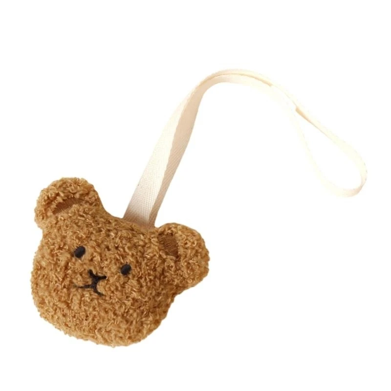

J15U Bear Pacifier Holder Baby Pacifier Leash for Boys Girls 0-3 Years