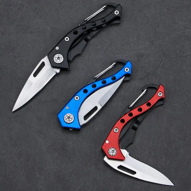 Folding Pocket Knife EDC Survival Knives Hunting Camping Blade Multi Outdoor Keychain Knife Tools - view 2