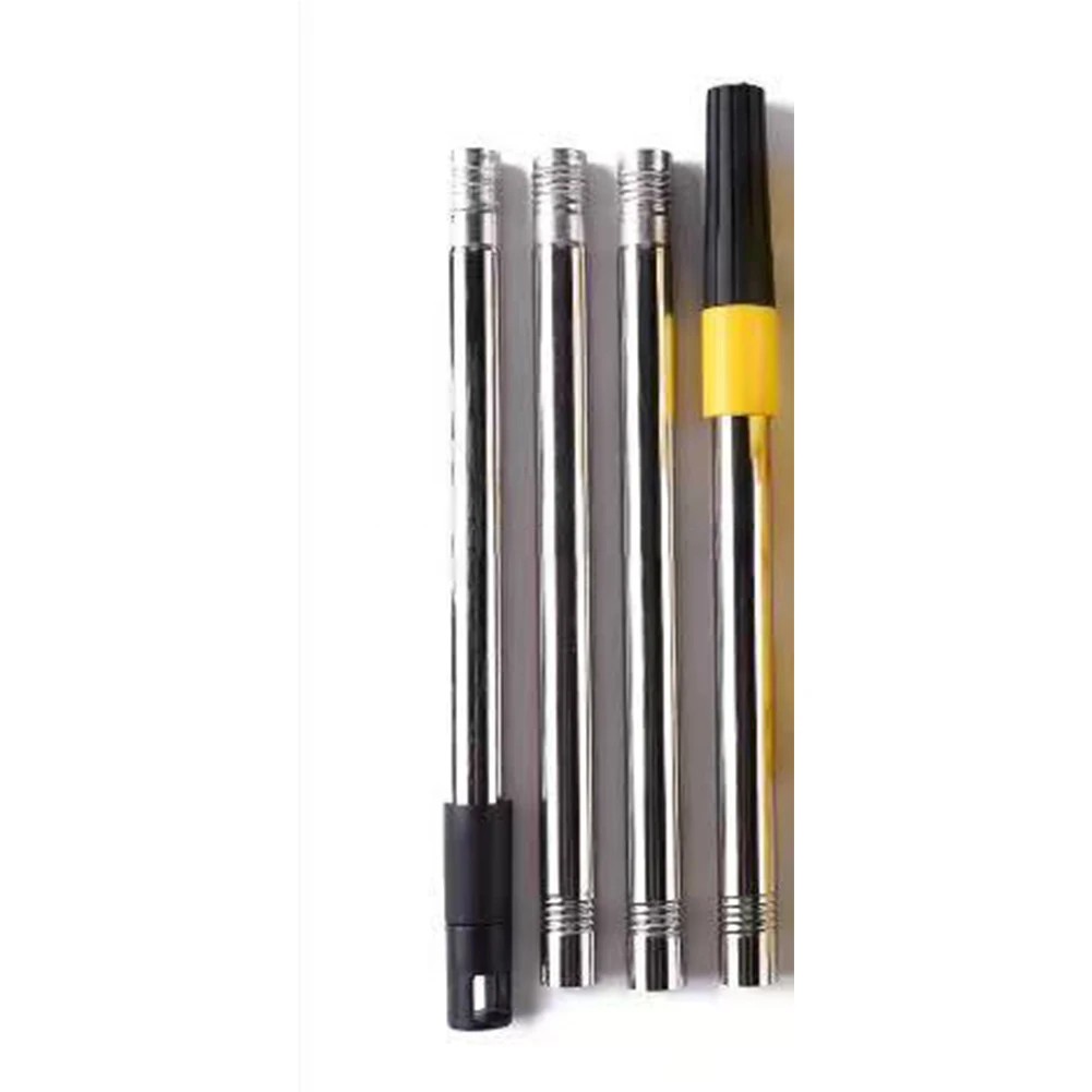 Paint Roller Extension Poles Stainless Steel Telescopic Rod With Threaded Plastic Connector Paint Roller Brush Extension Pole