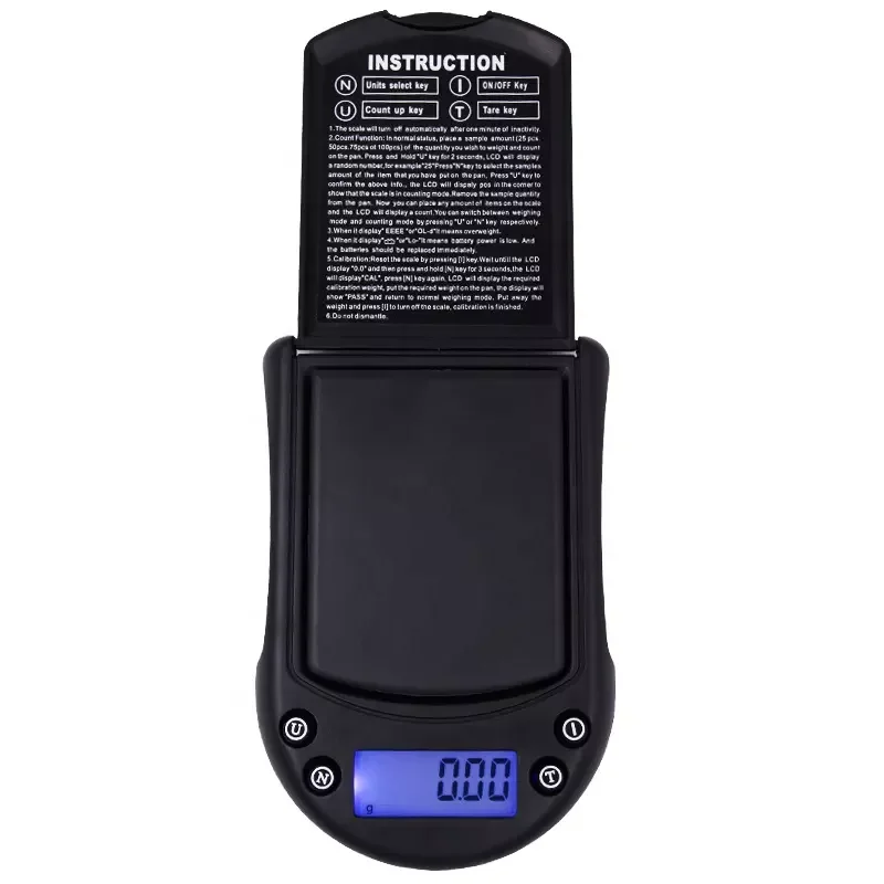 Mini Pocket Scale Electronic Weight Scale Food Diamond Jewelry LCD Digital Balance 200G/0.01G 500G/0.01G 1KG/0.1G Kitchen Scale