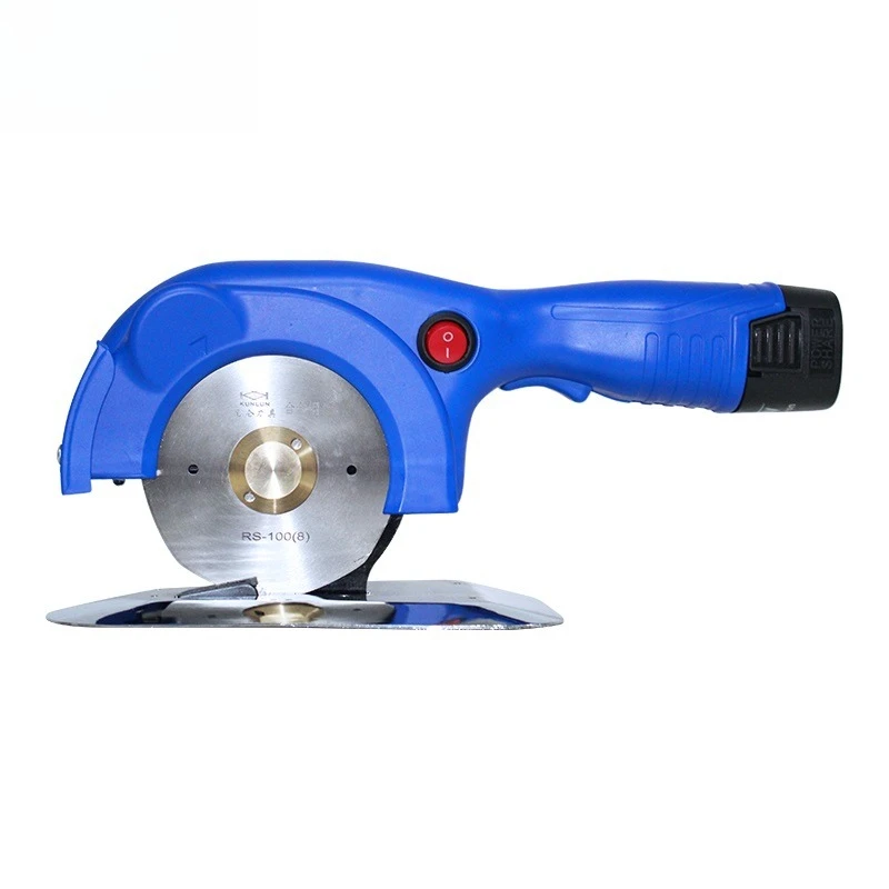 New design wireless brushless round knife cutting machine for garment factory spare parts support