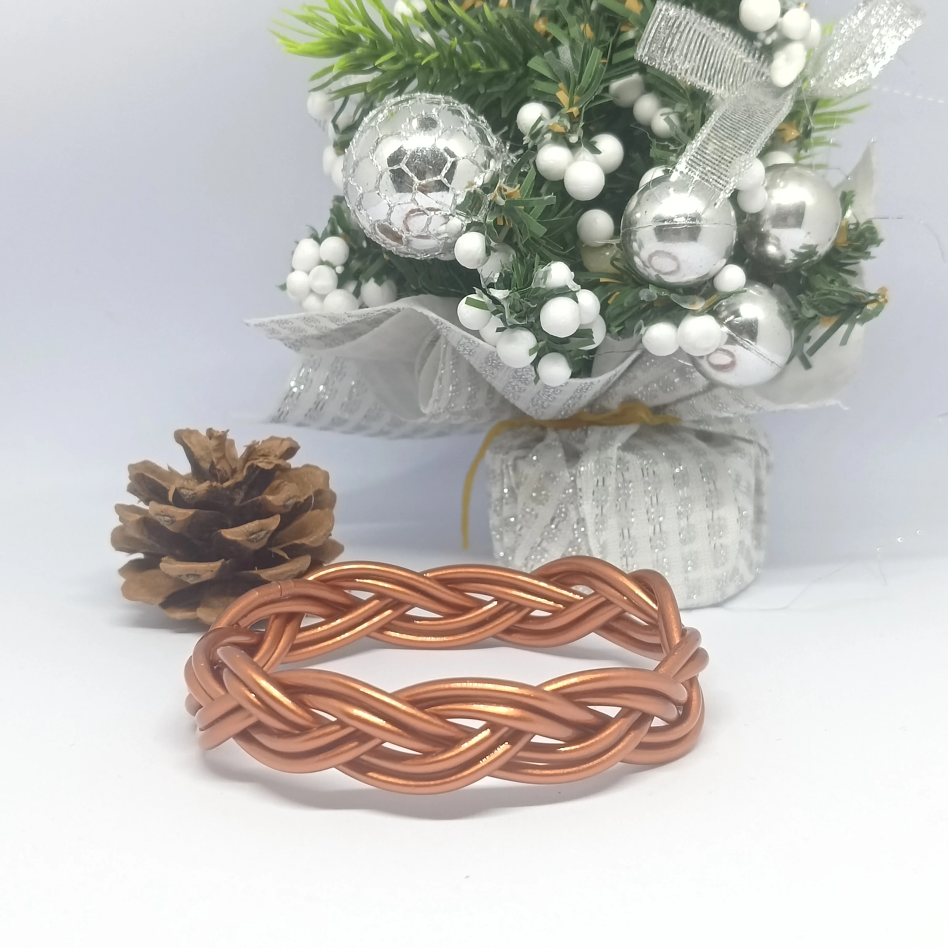 الموضة الملونة اليدوية 6 ستراند جديلة أساور 15 مللي متر عرض اليدوية هلام الإسورة لامعة مجوهرات الحفلات الإكسسوار للنساء