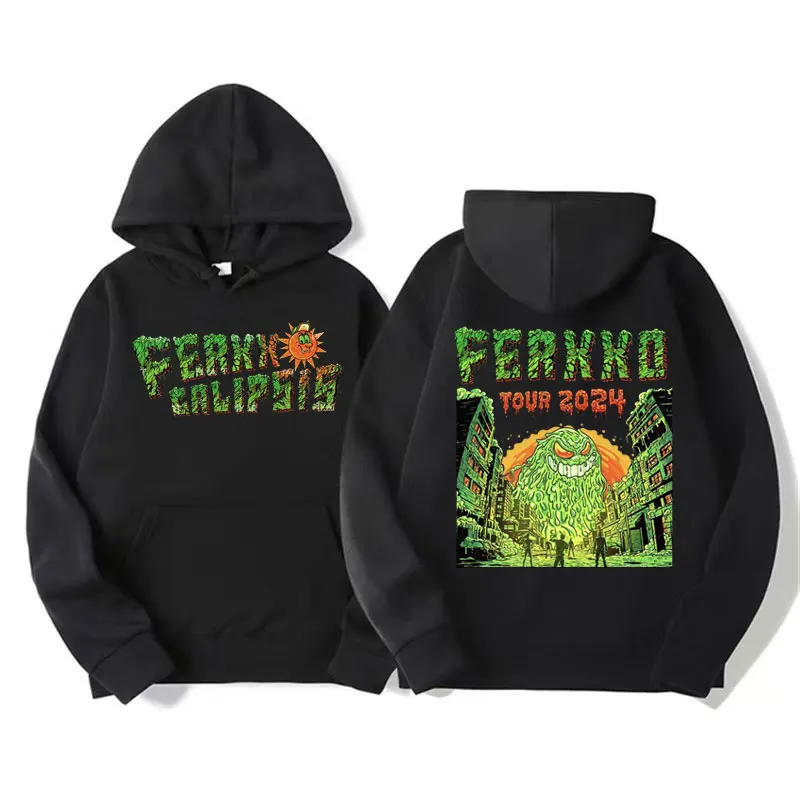 

Singer Feid FerxxoCalipsis Tour 2024 Graphic Hoodie Men Clothing Fashion Vintage Sweatshirt Unisex Harajuku Pullovers Streetwear