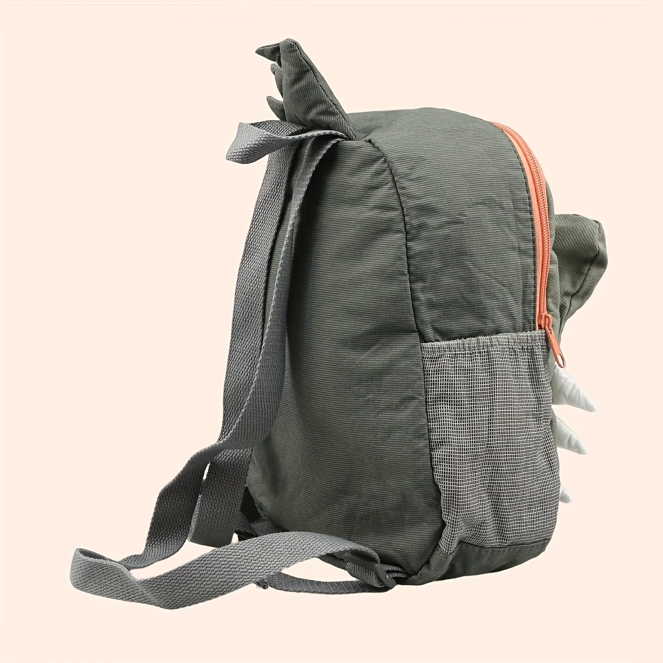 Custom Name-Embroidered Cute Green Crocodile Kids' Backpack | Preschool & Personalized Gift