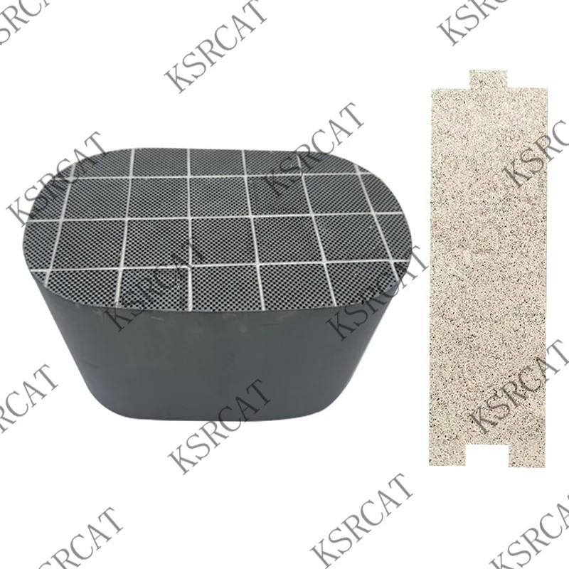 150x115x180 مللي متر كربيد السيليكون DPF تصفية دائم SiC الديزل الجسيمات تصفية لنظام العادم