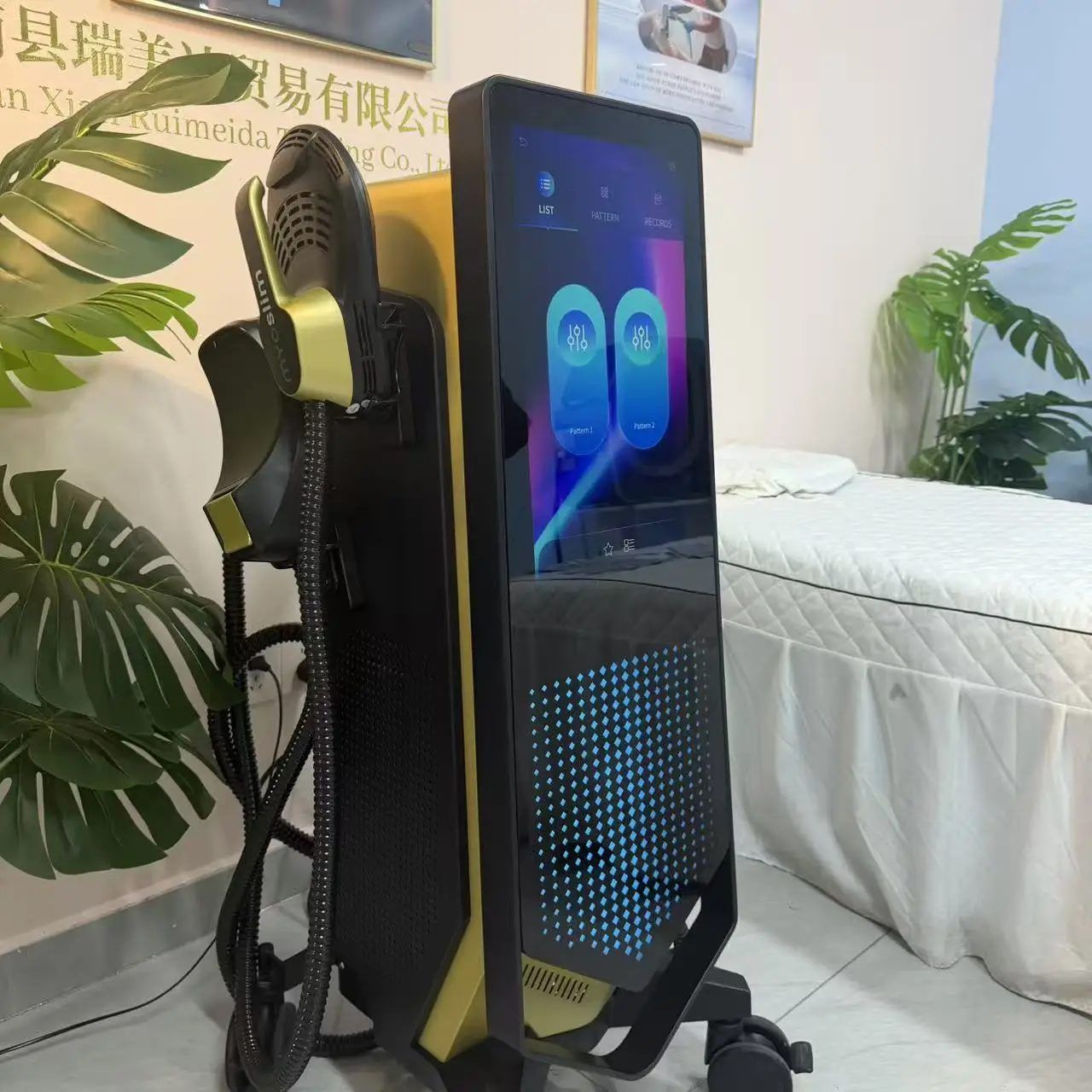 

Portable Myolim Slimming Shaping Electrophysiological Radiofrequency Muscle Stimulation Fat Removal,Electromagnetic Hip Removal.