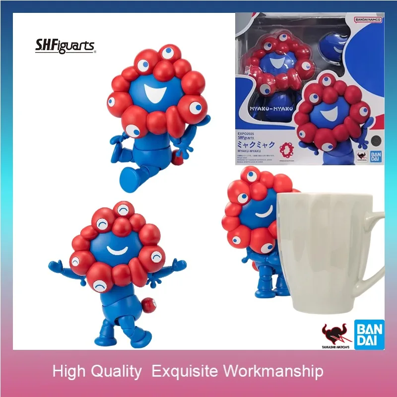 In Stock Bandai SHF Myaku-Myaku Expo 2025 Osaka Mascot Movable Action Figure High Detail Collectible Model Toy Holiday Gifts