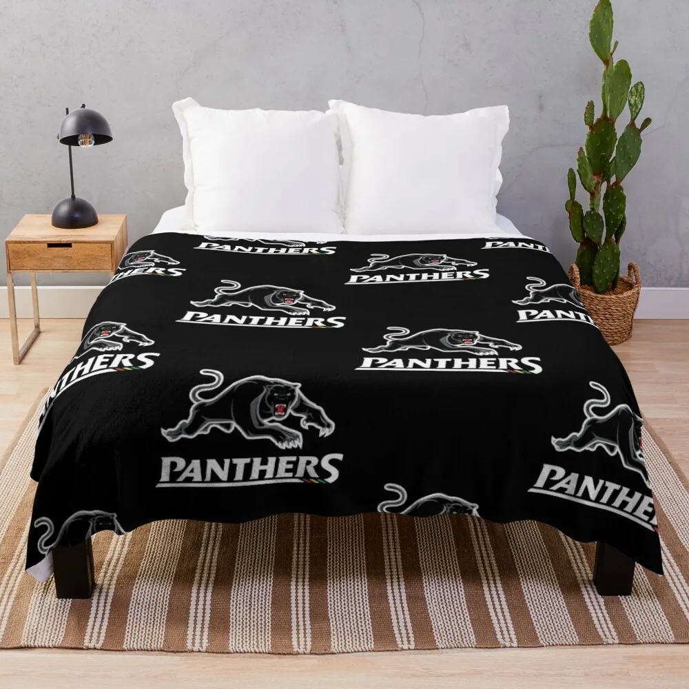 

Panthers-Penrith Throw Blanket Furry Stuffeds Soft Big Hairys Blankets