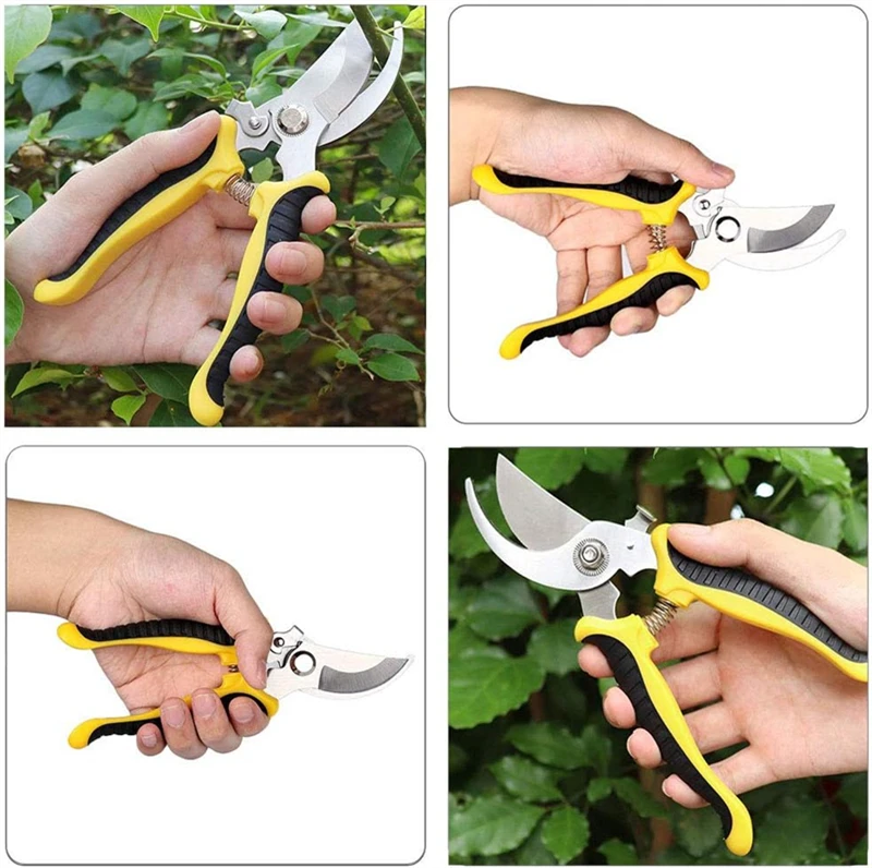 1szt Nożyce ogrodowe, nożyce do gałęzi, nożyce do owoców ze stali nierdzewnej, wielofunkcyjne nożyce do gałęzi, nożyce ogrodowe