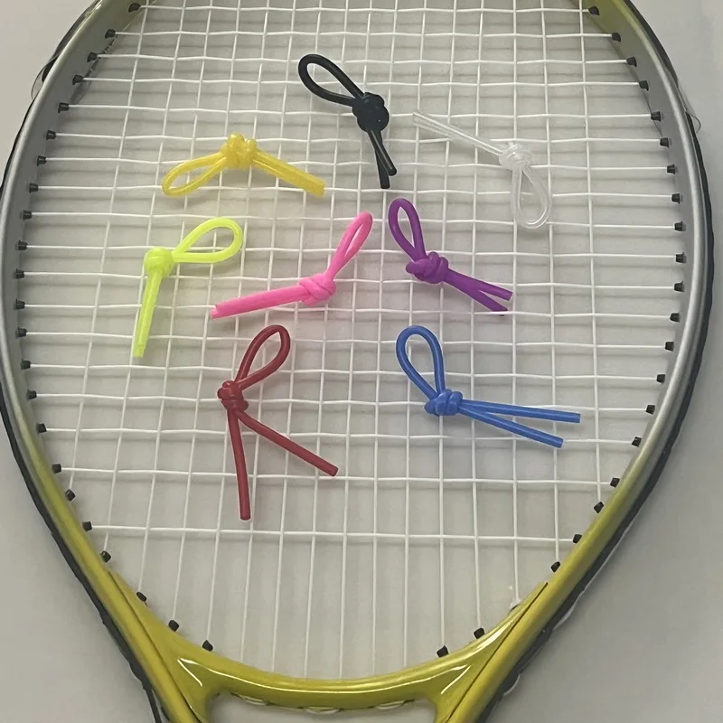 8 Teile/los Weiche Silikon Tennis Vibration Dämpfer Tennis Schläger Anti Vibration Knoten Squash Schläger Dämpfer Tennis Zubehör – Detail 1