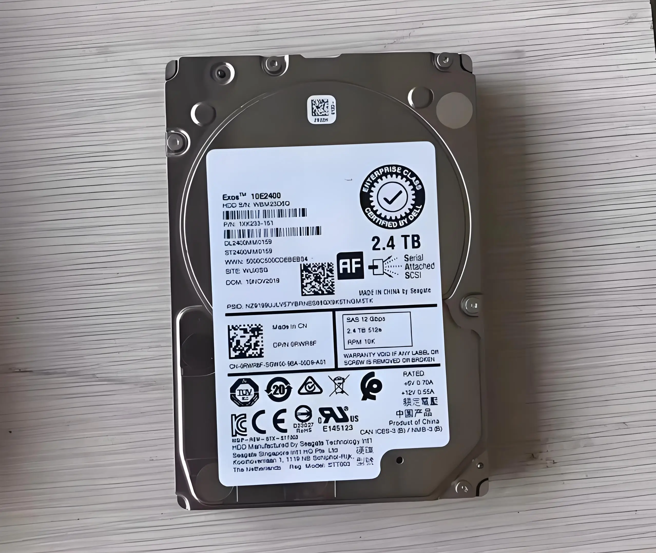 

For 0RWR8F 01D0F5 ST2400MM0159 2.4T SAS 10K 2.5-inch hard drive