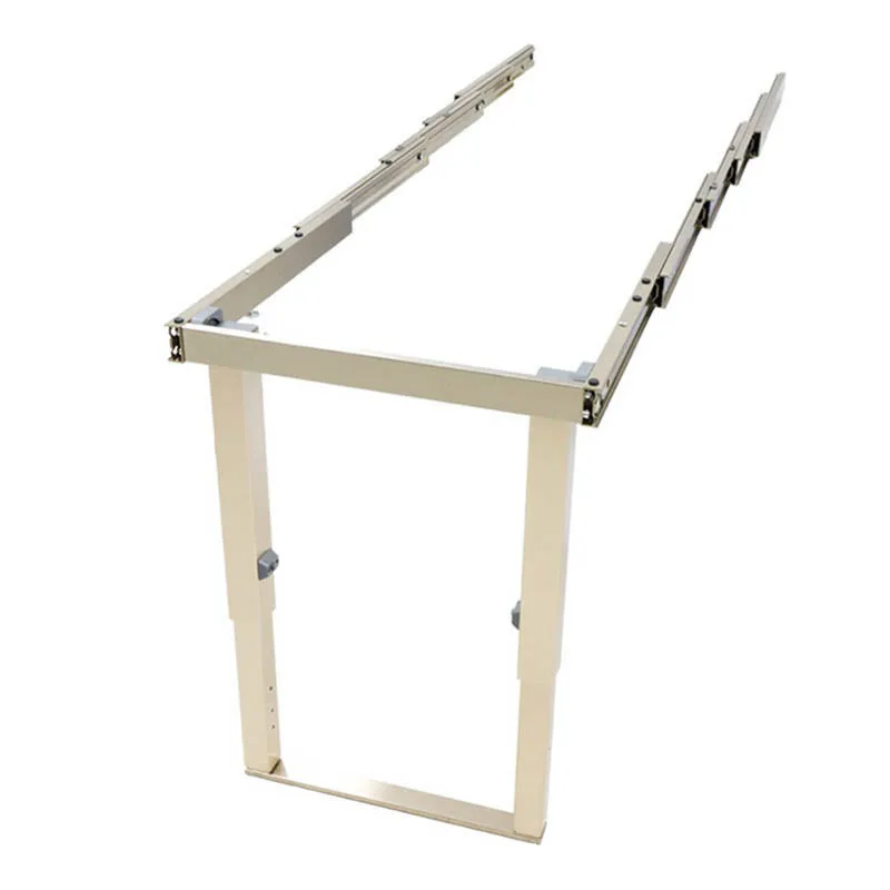 Tavolo da pranzo pieghevole nascosto binario di scorrimento cucina invisibile armadio in lega di alluminio installazione laterale tavolo da pranzo a spinta piatta guida r