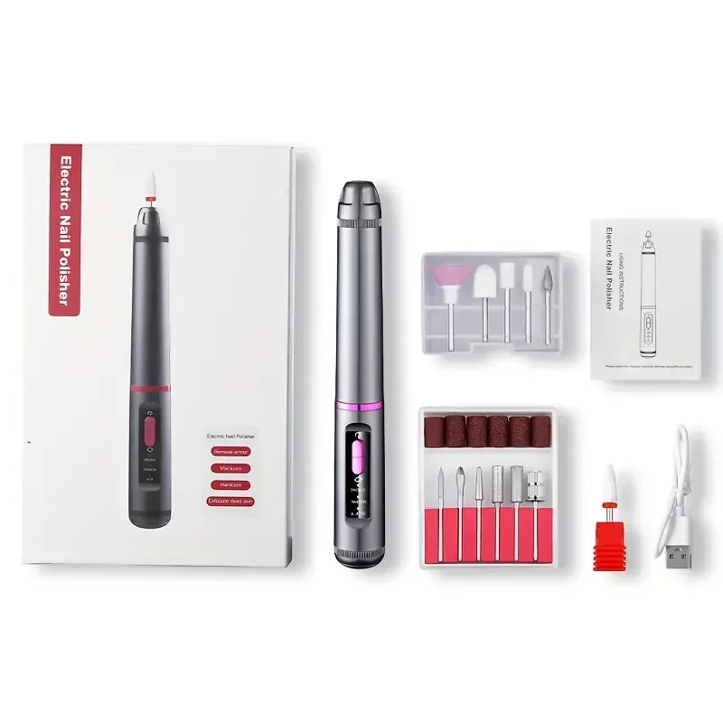 

Professional Nail Drill Set 12 Heads Wireless Electric Nail Lathe For Manicure Nail Sander Accessories Nails Art Tool Nail Parts