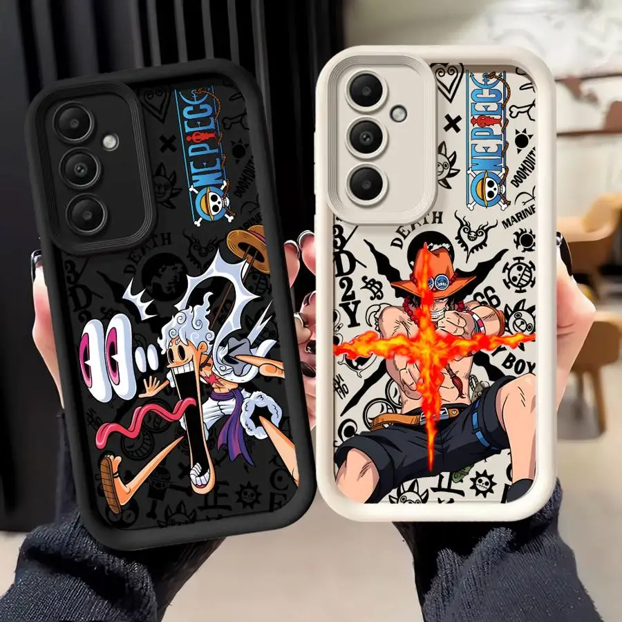 

One Pieces Super Cool Luffy Soft Shell Phone Case for Samsung Galaxy A06 A53 A54 A51 A15 A25 A52 A72 A71 A55 A35 A73