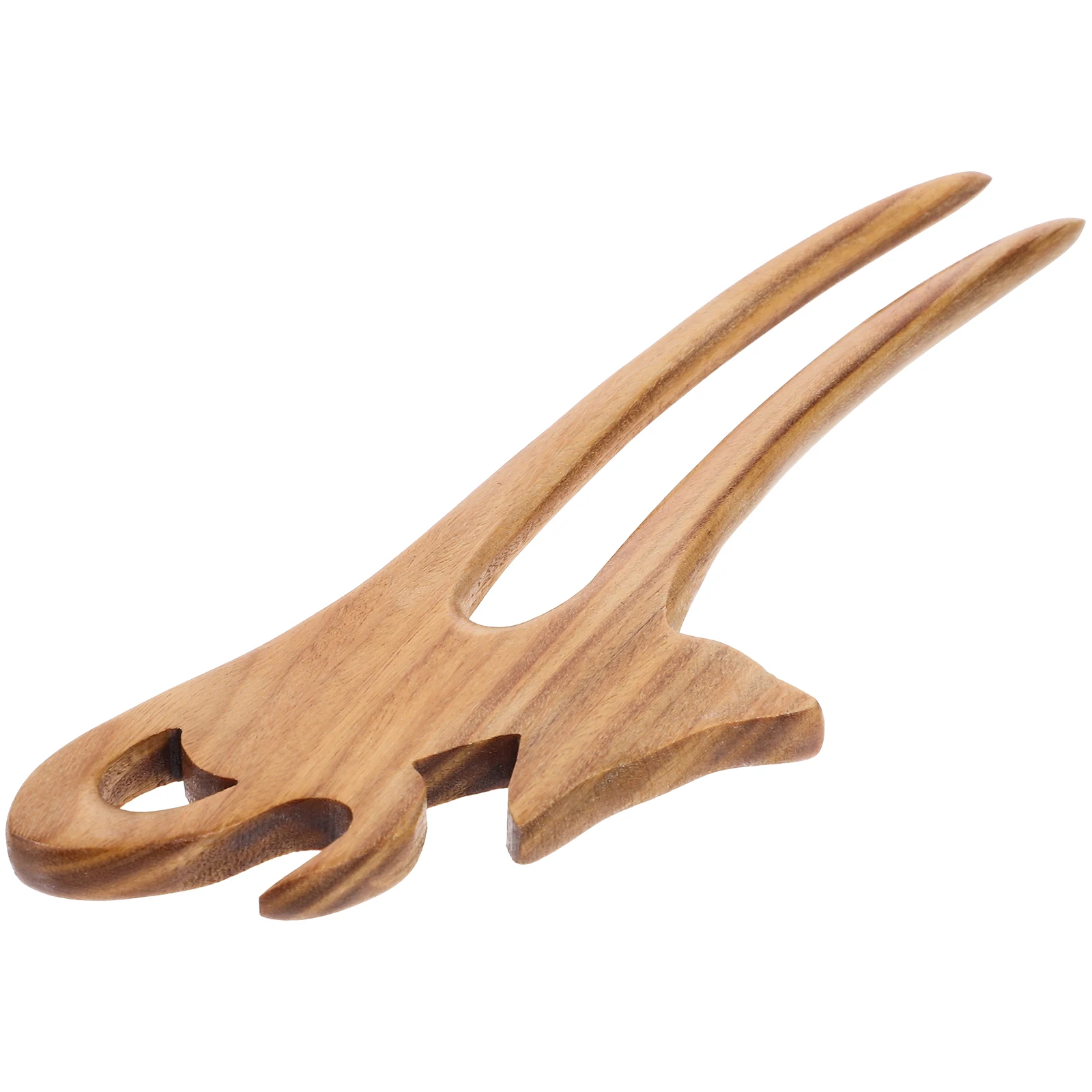 

Vintage Green Wooden Stick Cat Clips For Long Elegant Bun Accessory Fork Wood Hair Sticks Hair Fork Decorative Clip