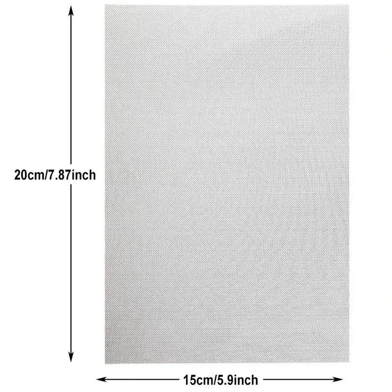 20x30cm/30X30cm/30x60cm/30x90cm 4/8/10/20/30/60/100/200/300/400 Mesh Stainless Steel Woven Cloth Screen Wire Filter Sheet