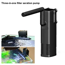 Aquarium Filter Pump Plastic Mute Internal Corner Fish Tank Water Pumps EU Plug Fish Tanks Aquariums 1 Set EU Plug