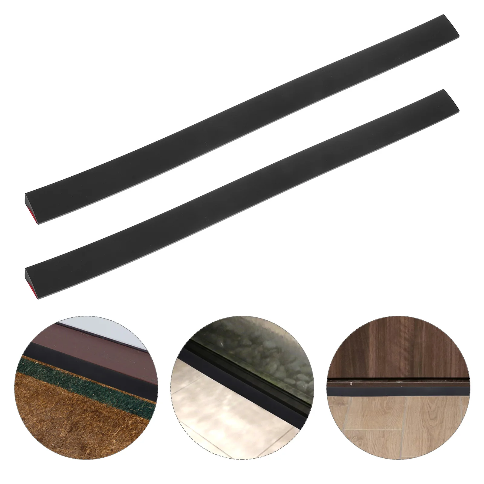 

2Pcs Robot Vacuum Cleaner Threshold Ramp Silicone Rubber Anti-Skid Lightweight Home Office Door Step Sweeper Ramp Pad Climbing