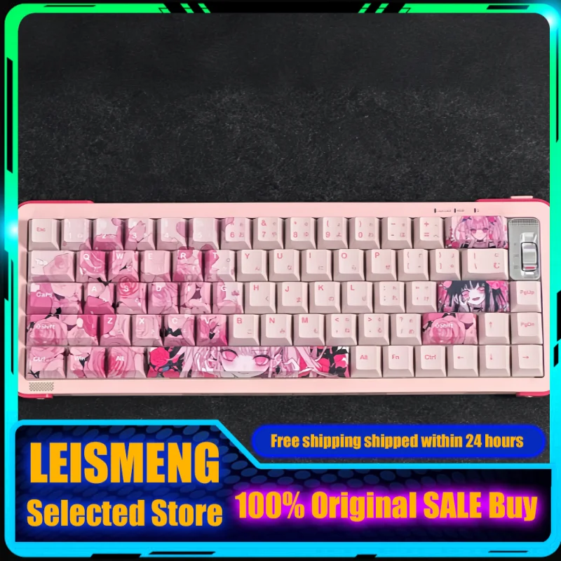 

Tang Keycap anime Pink Theme Keycap Mechanical Keyboard PBT Hot Sublimation PC Game Keyboard Accessories Collection Gift Keycap