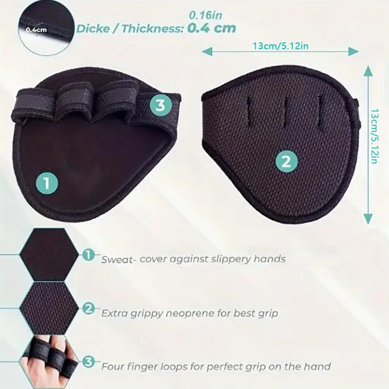 Protección de prensa de banco de tracción dura para Fitness, agarre de palma hacia arriba, ejercicio con mancuernas antideslizantes, guantes protectores antidesgaste y anticasulo