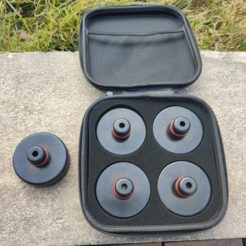 Heavy Duty Rubber Lift Pucks 1-4PCS For Tesla Model 3 Y S X Juniper 2013-2026 Lifting Jack Pad Accessories