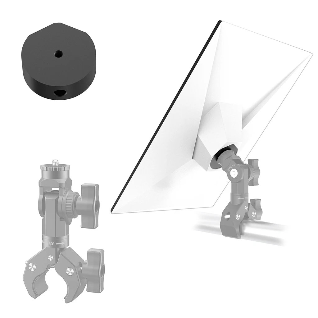 2 Stück Aluminium-Legierung Stativadapter 5,2 cm für Starlink Mini, Kompatibel mit Stativen, Befestigungsklemmen, Rohradapter Starlink – Detail 1
