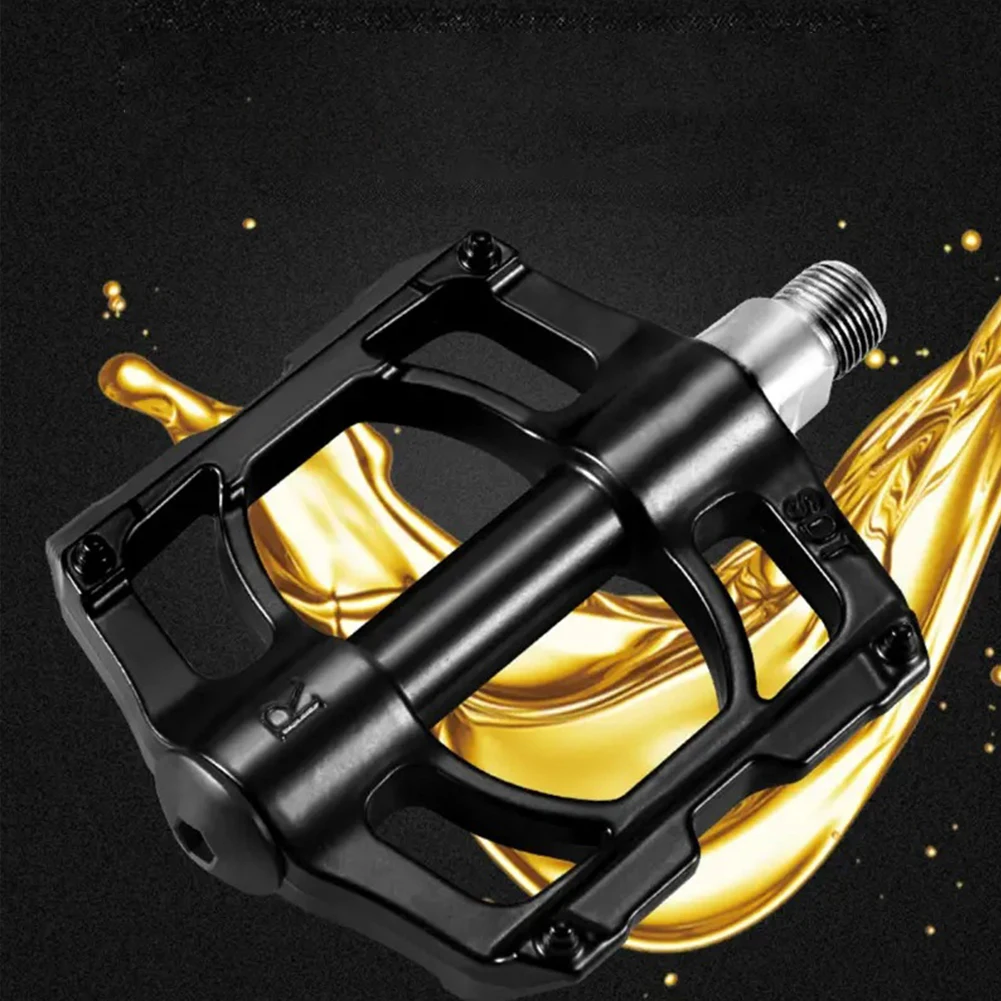 Pedale per bici antiscivolo Pedali ultraleggeri ad alta resistenza in lega di alluminio Pedali con cuscinetti antiscivolo Accessori per mountain bike