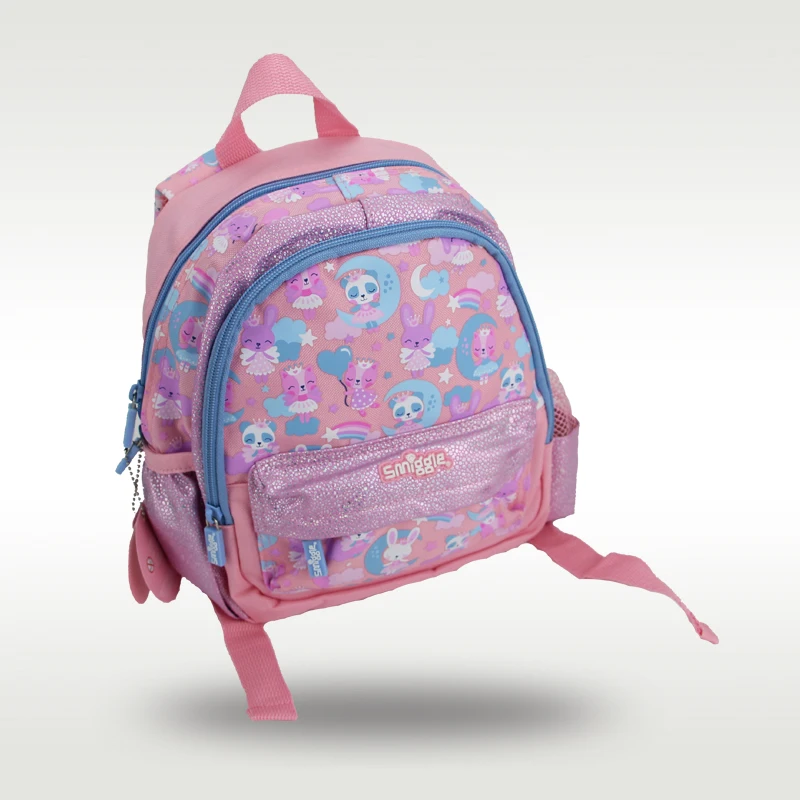 Australien Original Smiggle heiß verkaufte Kinderschultasche rosa Kaninchen Schultasche Kindergartenrucksack 11 Zoll