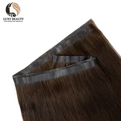 Long PU Tape Weft Human Hair Extensions Seamless U Skin Weft Tape in Hair Extensions No Glue Human Hair For Fine Hair Long Weft