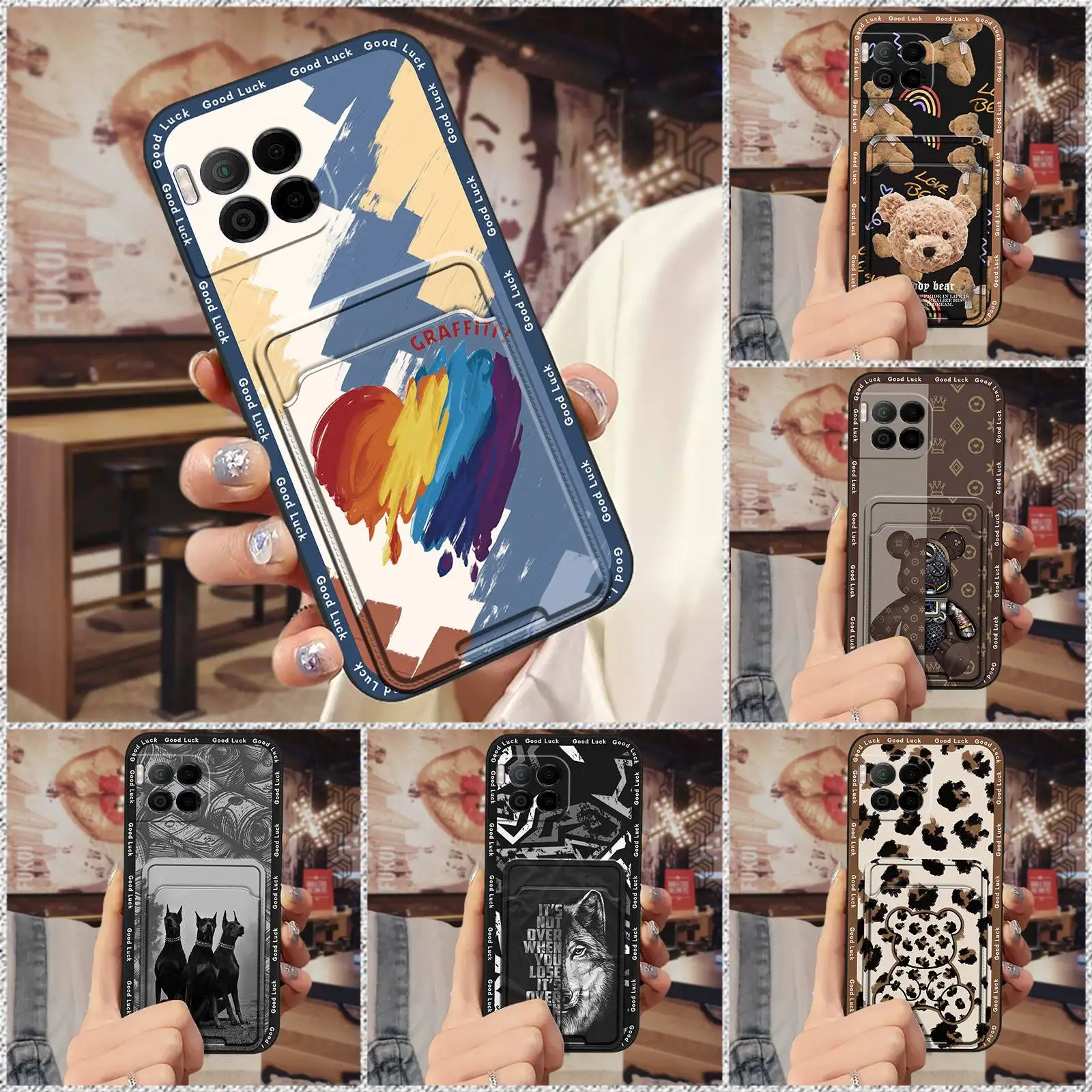 Anti-knock Graffiti Phone Case For TCL T-Mobile Revvl7 Pro Back Cover Silicone Anti-dust Shockproof Waterproof Cover