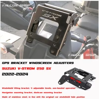 Soporte de elevación para parabrisas, pieza de modificación adecuada para Suzuki V-STROM 250SX, soporte de navegación, 2022 2023 2024 V-STROM 250