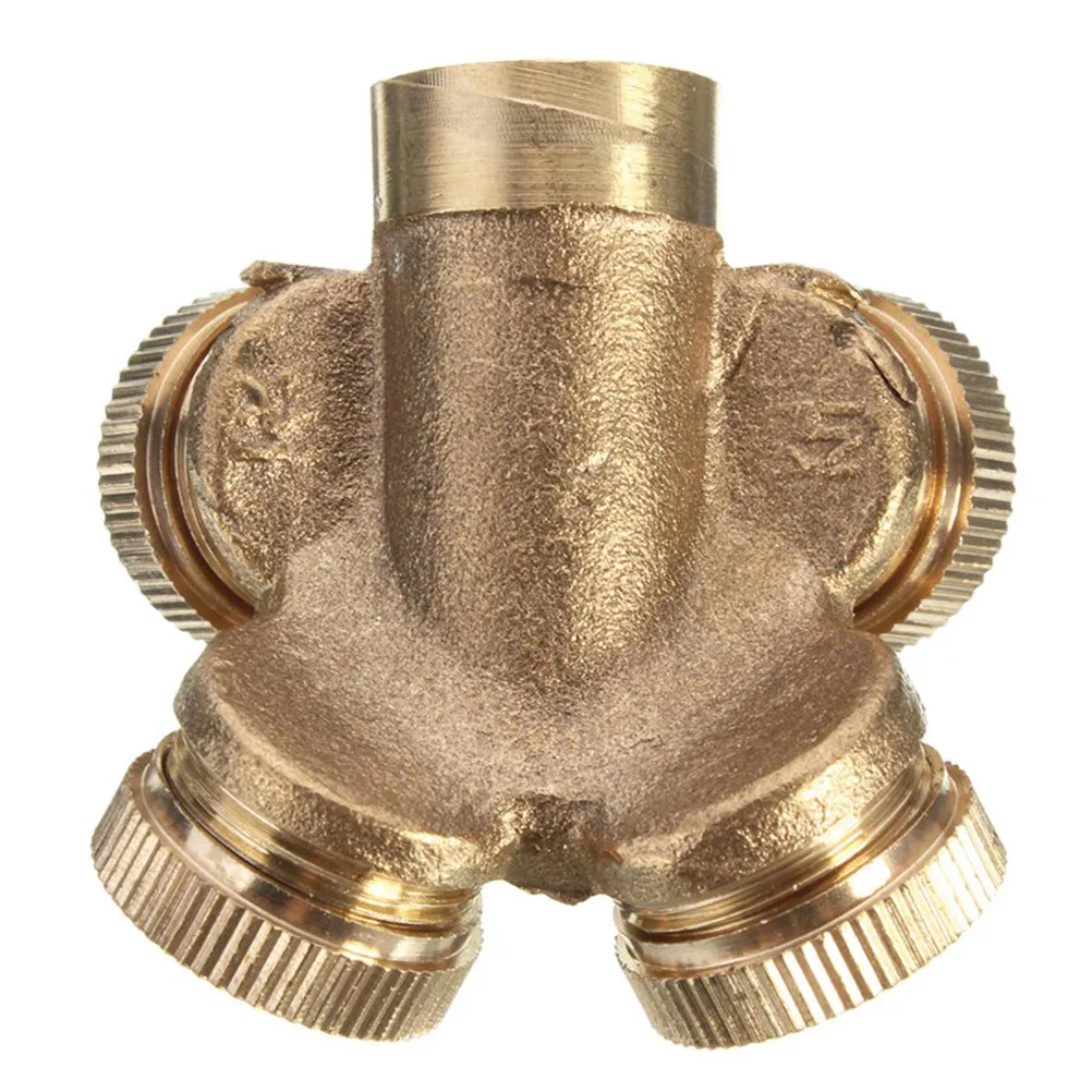 4-Hole Brass Spray Nozzle for Lawn Irrigation, M14x1.5 Mist Sprinkler Watering Nozzle