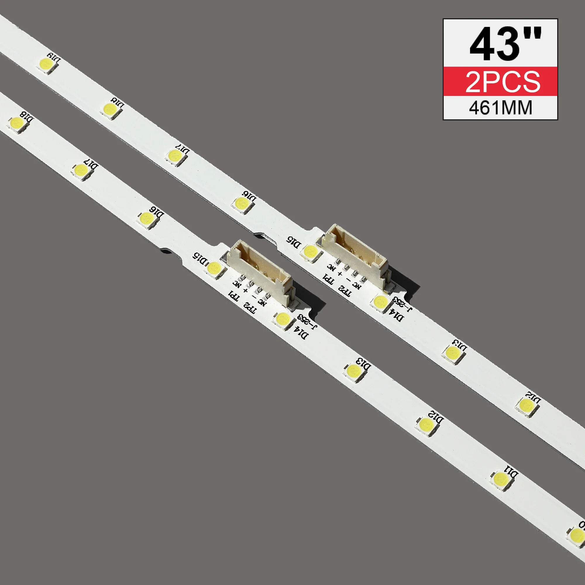 Tira de retroiluminação LED para 43NU7100, UE43NU7100, UN43NU7100U, AOT_43 _ NU7100F, UE43NU7120U, UE43NU7170U, BN96-45954, 2