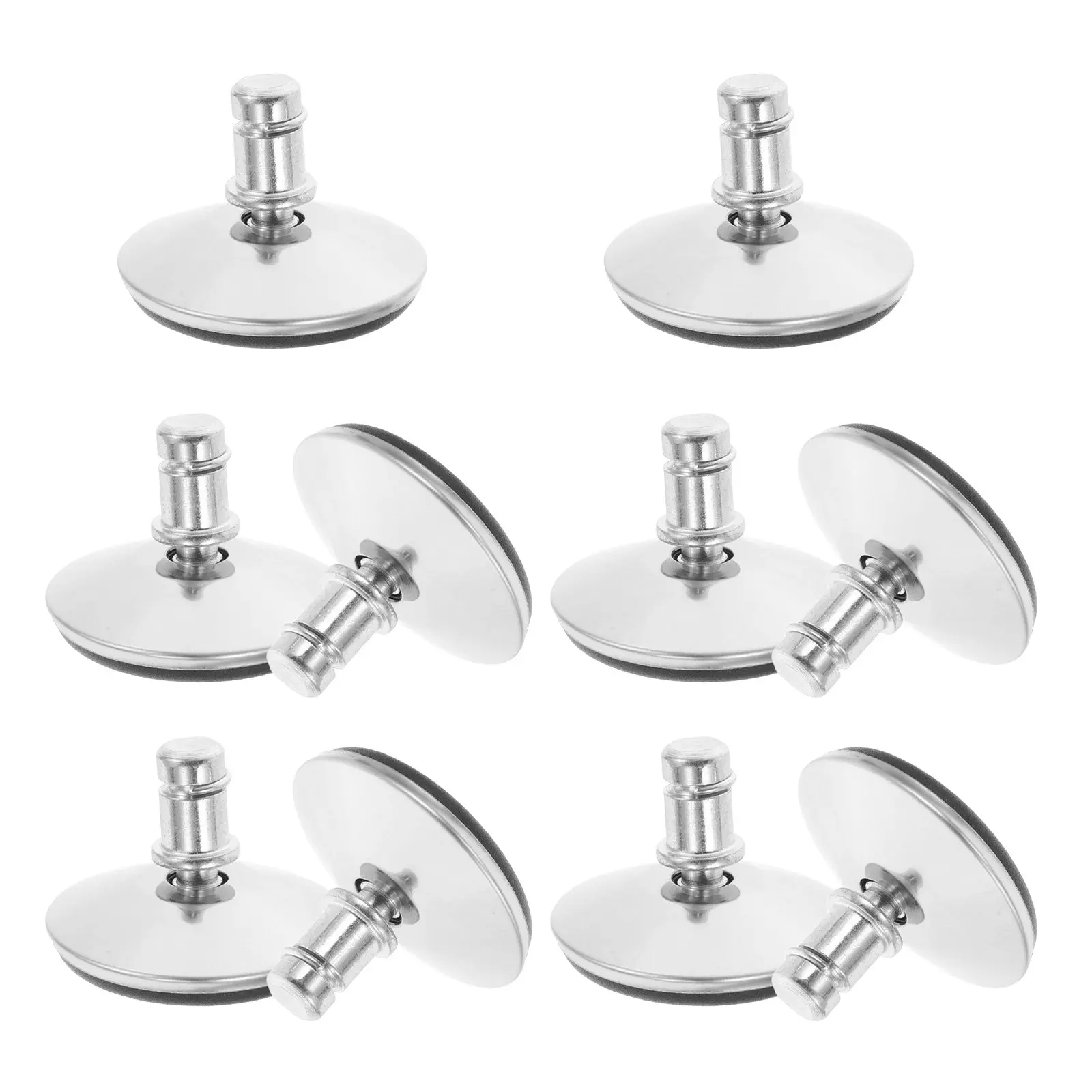 10Pcs Bell Glides 50Mm Office Chair Wheel Replacement for Hardwood Carpet Floors Stable Fixed Caster Feet Mute Floor Protector