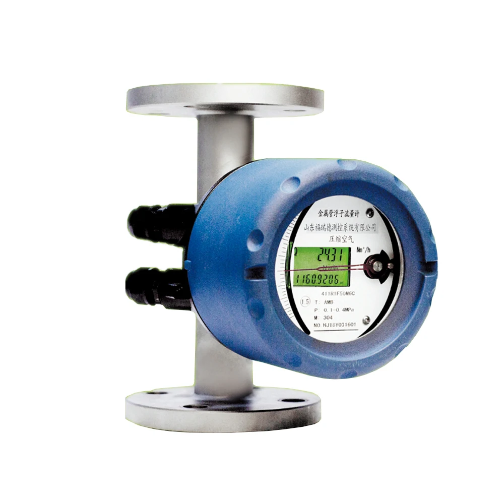 DN15-DN100 Industrial Water Air Gasses Oxygen Metal Tube Float Flowmeter Rotameter