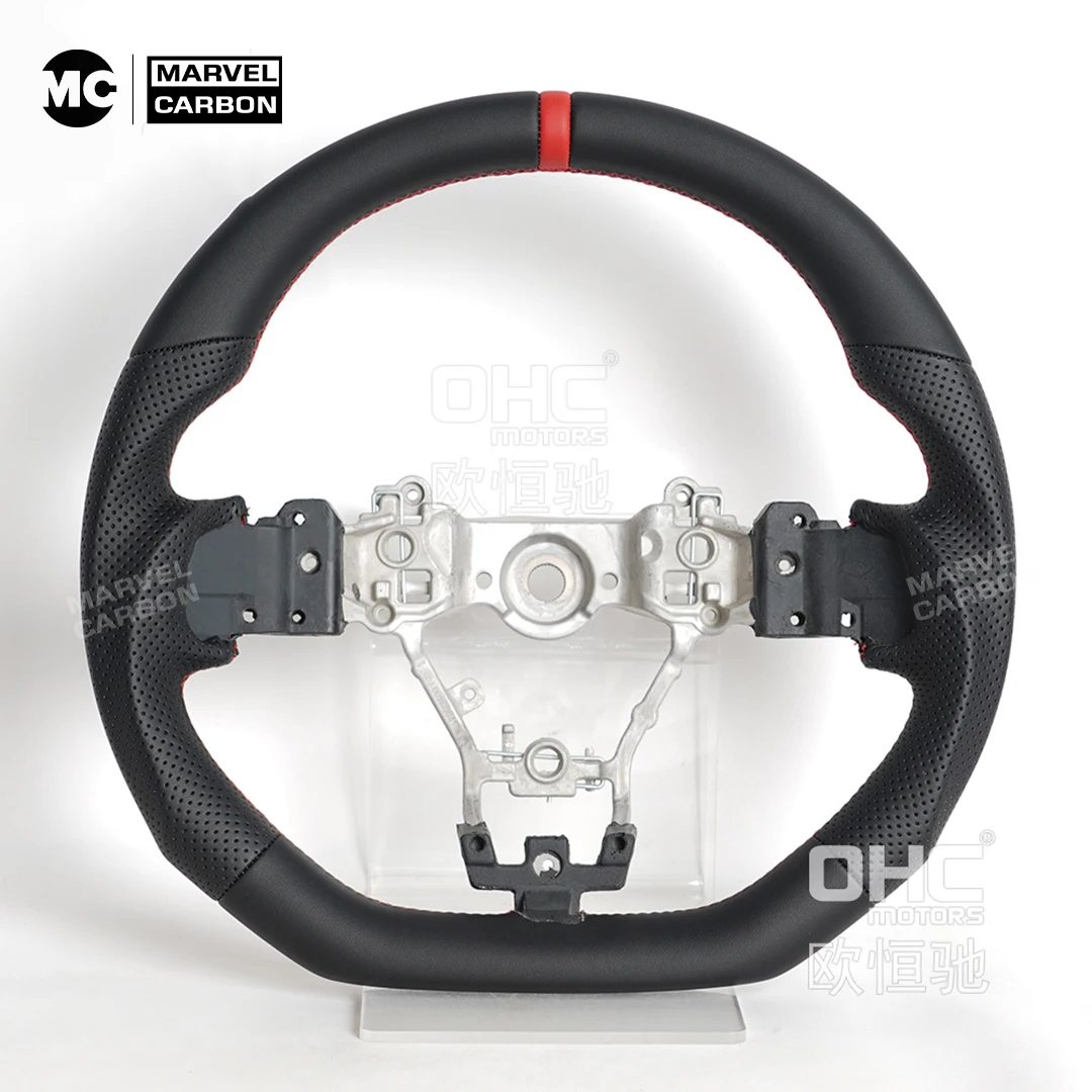 Full leather steering wheel Customized Steering Wheel For Subaru WRX STI 2015 2016 2017 2018 2019 2020