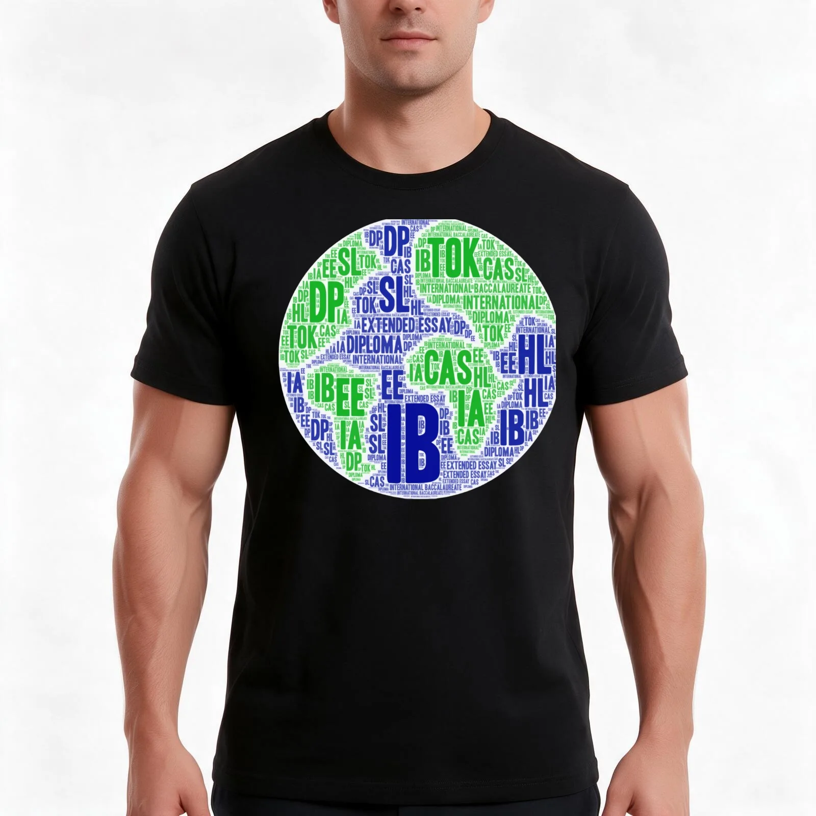 IB DP International Baccalaureate Diploma Program 2 T-Shirt, Summer Casual Cotton Tee, Oversized Streetwear Tops, 100% Cotton