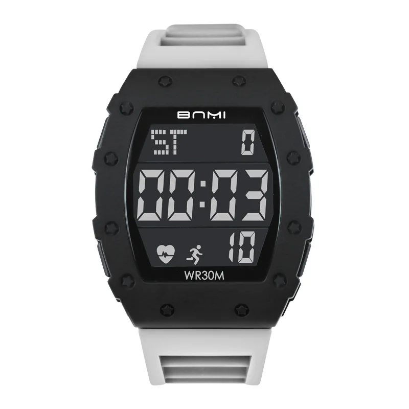 Цифровые мужские спортивные часы, противоударные, износостойкие, водонепроницаемые, со светящимся дисплеем, электронные часы, подарки высокого качества для мужчин