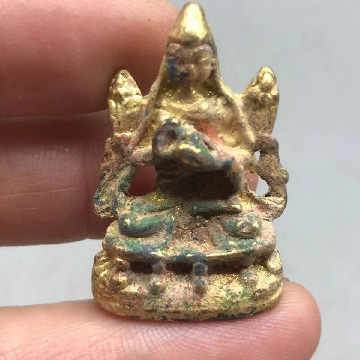 Tsongkhapa Mini Pocket Buddha Statue Ornament Decoration Tea Pet Figurines Desk Decor Accessories