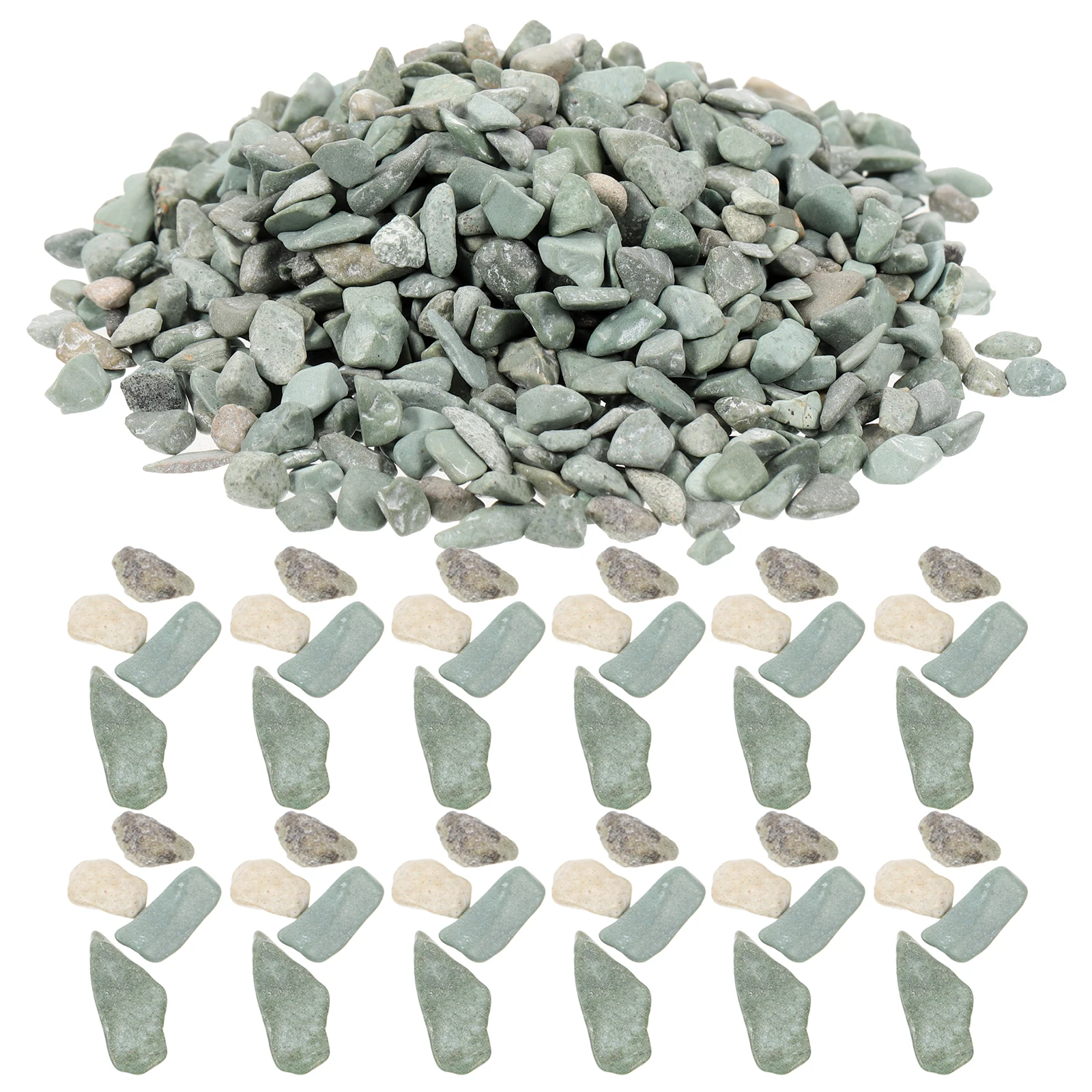 

Decorative Stones for Fish Tank S Table Diorama Mini Garden Scenery Basing Realistic Material Kit