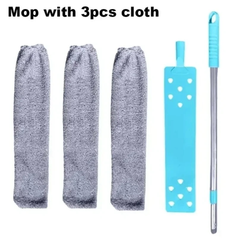 Long Handle Mop Telescopic Microfiber Duster Brush Gap Dust for Cleaner Bedside Sofa  Pet Hair Removal BrushesHome Cleaning Tool