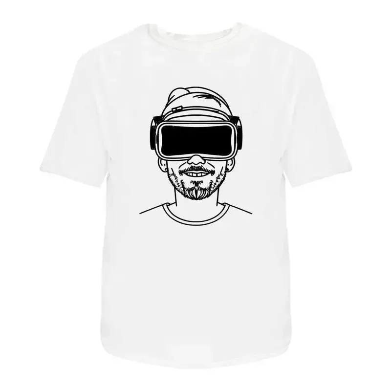 Virtual Reality Headset' Cotton T Shirt Ta044148
